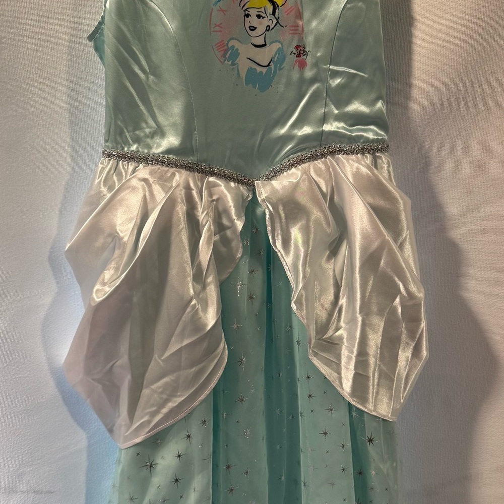 Disney Princess Cinderella nightgown Costume - Light Blue and White